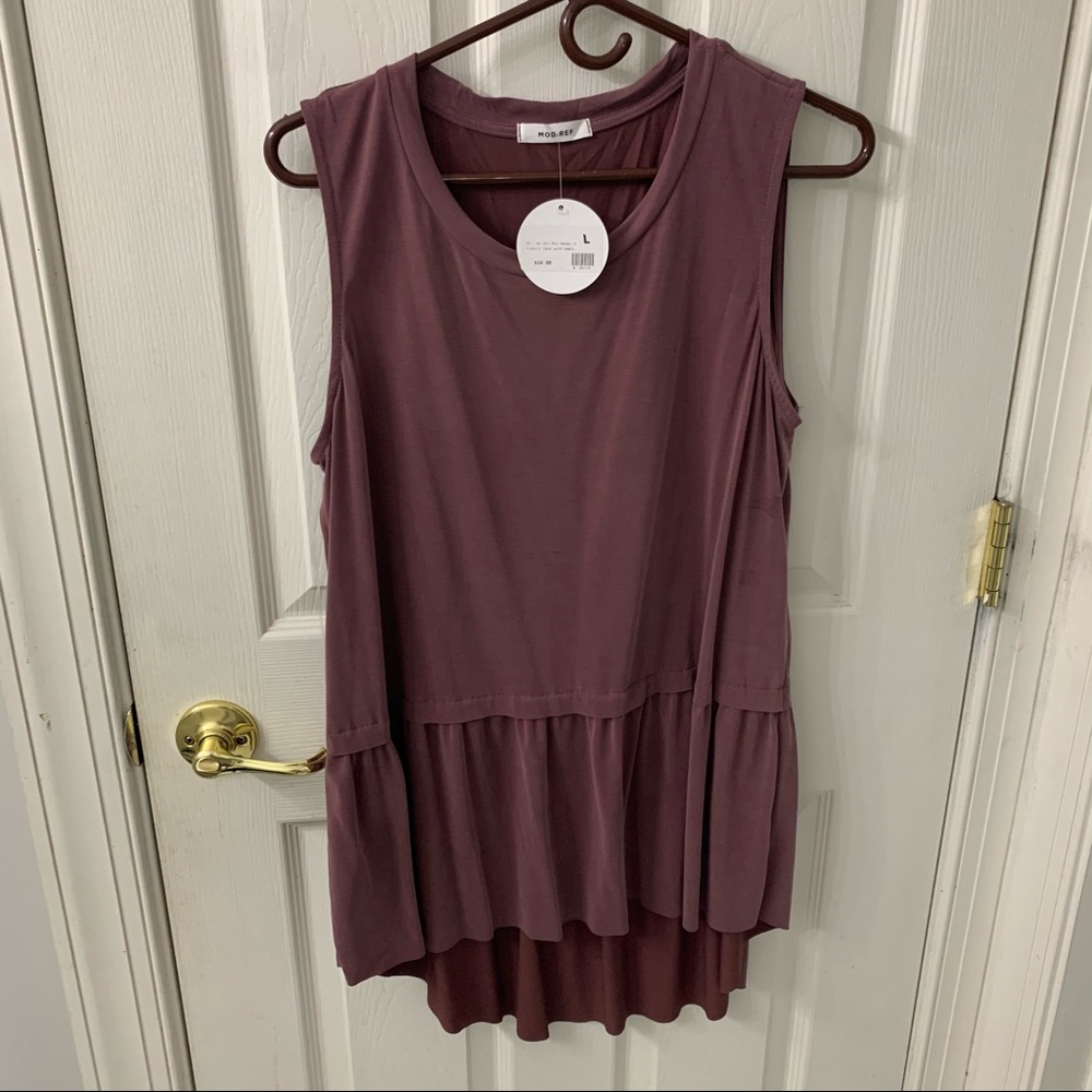 Mod Ref Peplum Tank